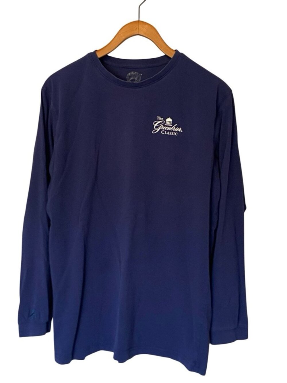 The Greenbrier Classic Blue Long Sleeve T-Shirt Men's Size Large Ahead Golf